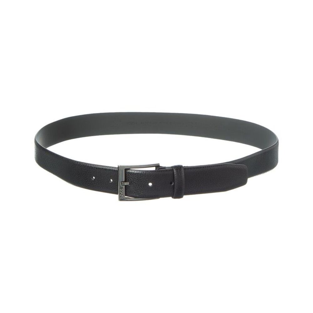 Hugo Boss Elloy Leather Belt, Black